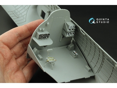 Boeing B-17 G Flying Fortress - Radio Operator's Compartment Interior 3d-printed & Coloured (For Hk Models Kits) - zdjęcie 9