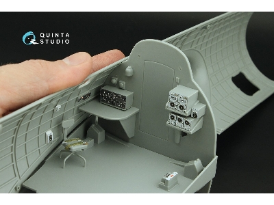 Boeing B-17 G Flying Fortress - Radio Operator's Compartment Interior 3d-printed & Coloured (For Hk Models Kits) - zdjęcie 10