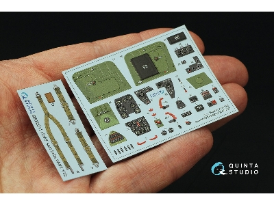 Bell P-39 N/Q Airacobra - 3d-printed & Coloured Interior (For Special Hobby Kits) - zdjęcie 3