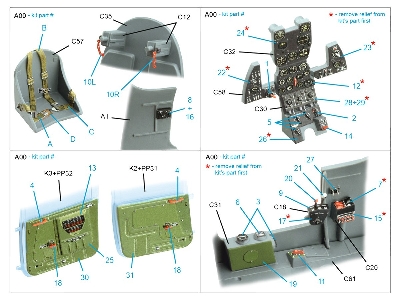 Bell P-39 N/Q Airacobra - 3d-printed & Coloured Interior (For Special Hobby Kits) - zdjęcie 10