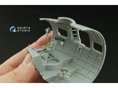 Boeing B-17 G Flying Fortress - Navigator, Bombardier, Waist And Tail Gunners Compartments - 3d-printed & Coloured Interior (For