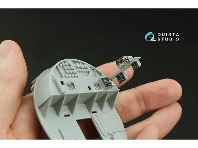 Boeing B-17 G Flying Fortress - Navigator, Bombardier, Waist And Tail Gunners Compartments - 3d-printed & Coloured Interior (For