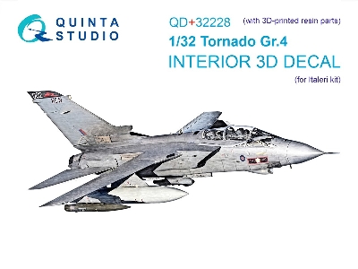 Panavia Tornado Gr.4 - Interior 3d Decal With 3d-printed Resin Parts (For Italeri Kits) - zdjęcie 2