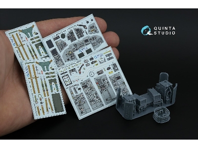 Panavia Tornado Gr.4 - Interior 3d Decal With 3d-printed Resin Parts (For Italeri Kits) - zdjęcie 3