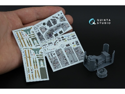 Panavia Tornado Ids German Version - Interior 3d Decal With 3d-printed Resin Parts (For Italeri Kits) - zdjęcie 3