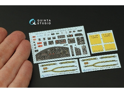 Boeing B-17 E/F Flying Fortress - Pilot's Cockpit - 3d-printed & Coloured Interior (For Hk Models Kits) - zdjęcie 3
