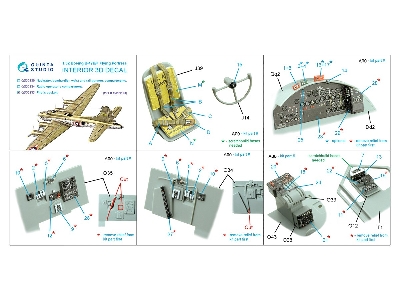 Boeing B-17 E/F Flying Fortress - Pilot's Cockpit - 3d-printed & Coloured Interior (For Hk Models Kits) - zdjęcie 11