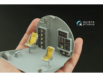 Boeing B-17e/F Flying Fortress - Radio Operator's Compartment - 3d-printed & Coloured Interior  (For Hk Models Kits) - zdjęcie 