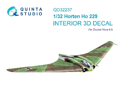 Horten Ho-229 - 3d-printed & Coloured Interior (For Zoukei Mura Kits) - zdjęcie 2