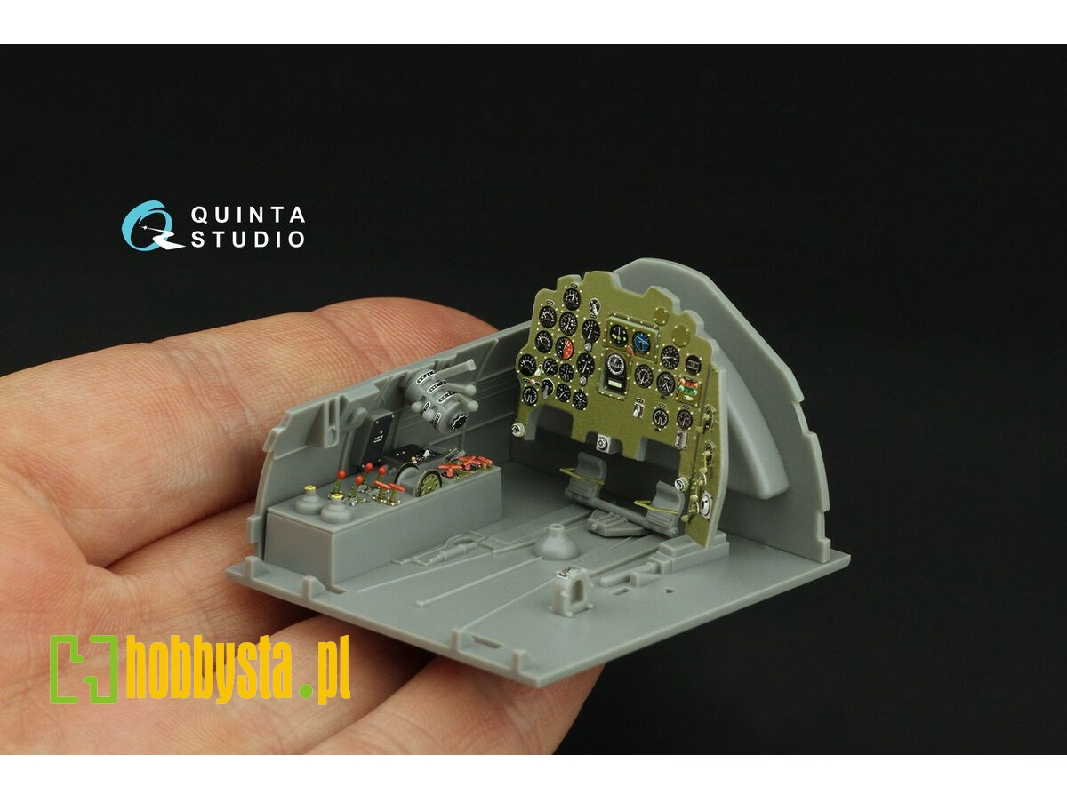 Mitsubishi J2m3/5/6 Raiden - 3d-printed & Coloured Interior (For Hasegawa Kits) - zdjęcie 1 Mitsubishi J2m3/5/6 Raiden - 3d-printed & Coloured Interior (For Hasegawa Kits) - zdjęcie 1