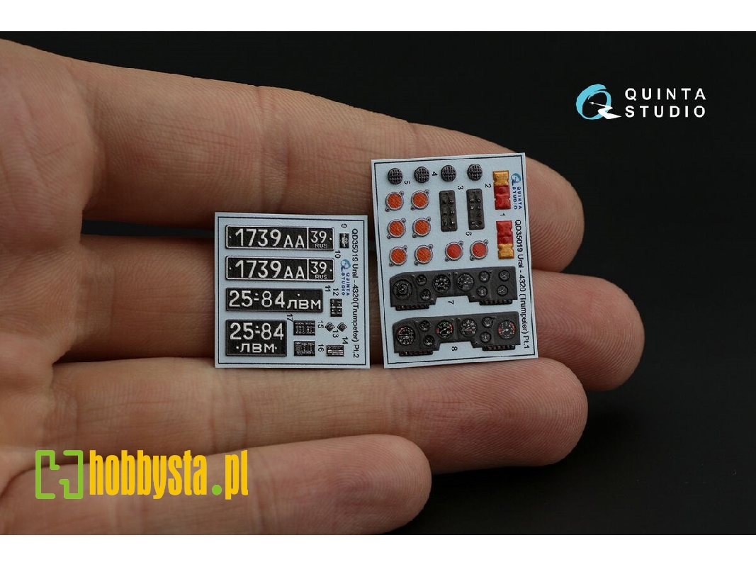 Ural-4320 - 3d-printed & Coloured Interior (For Trumpeter Kits) - zdjęcie 1 Ural-4320 - 3d-printed & Coloured Interior (For Trumpeter Kits) - zdjęcie 1