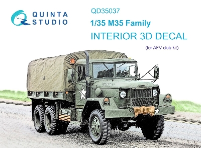 M35 Family - 3d-printed & Coloured Interior (For Afv Club Kits) - zdjęcie 2