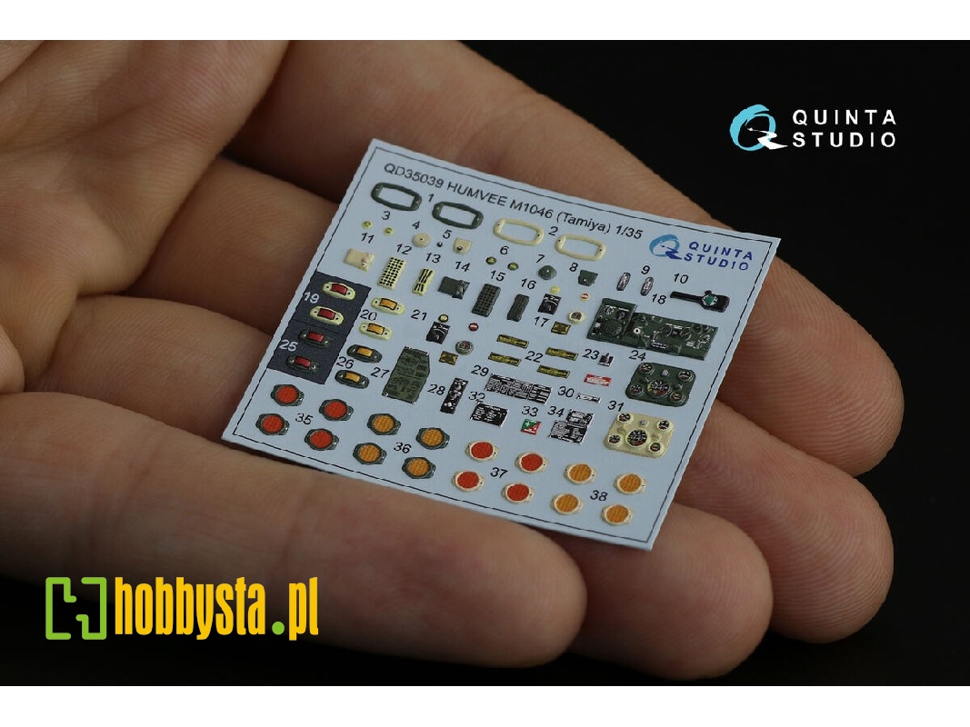 Humvee Family- 3d-printed & Coloured Interior (For Tamiya Kits) - zdjęcie 1 Humvee Family- 3d-printed & Coloured Interior (For Tamiya Kits) - zdjęcie 1