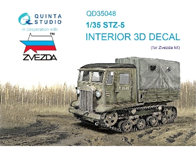 Stz-5 - 3d-printed & Coloured Interior (For Zvezda Kits) - zdjęcie 2