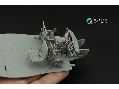 Bell Uh-1 C Huey - 3d-printed & Coloured Interior (For Academy And Revell Kits) - zdjęcie 9