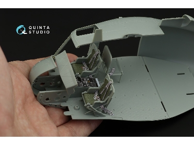 Bell Uh-1 C Huey - 3d-printed & Coloured Interior (For Academy And Revell Kits) - zdjęcie 10
