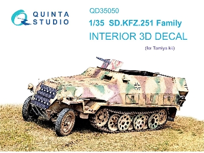 Sd.Kfz.251 Family - 3d-printed & Coloured Interior (For Tamiya Kits) - zdjęcie 2