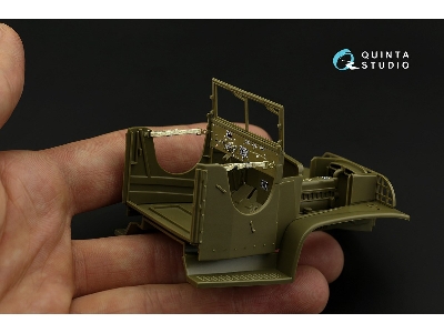 Gmc Cckw 353 (Open Cab) - 3d-printed & Coloured Interior (For Tamiya Kits) - zdjęcie 9