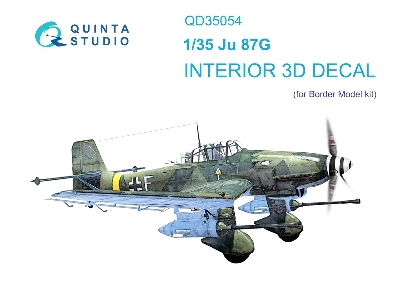 Junkers Ju 87 G Stuka  - 3d-printed & Coloured Interior (For Border Model Kits) - zdjęcie 2