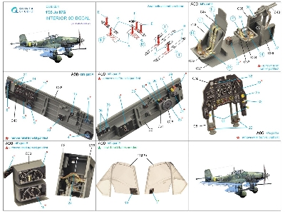 Junkers Ju 87 G Stuka  - 3d-printed & Coloured Interior (For Border Model Kits) - zdjęcie 11