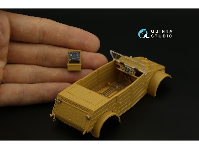 Kubelwagen Typ 82   - 3d-printed & Coloured Interior (For Italeri / Modelist / Revell Kits) - zdjęcie 8