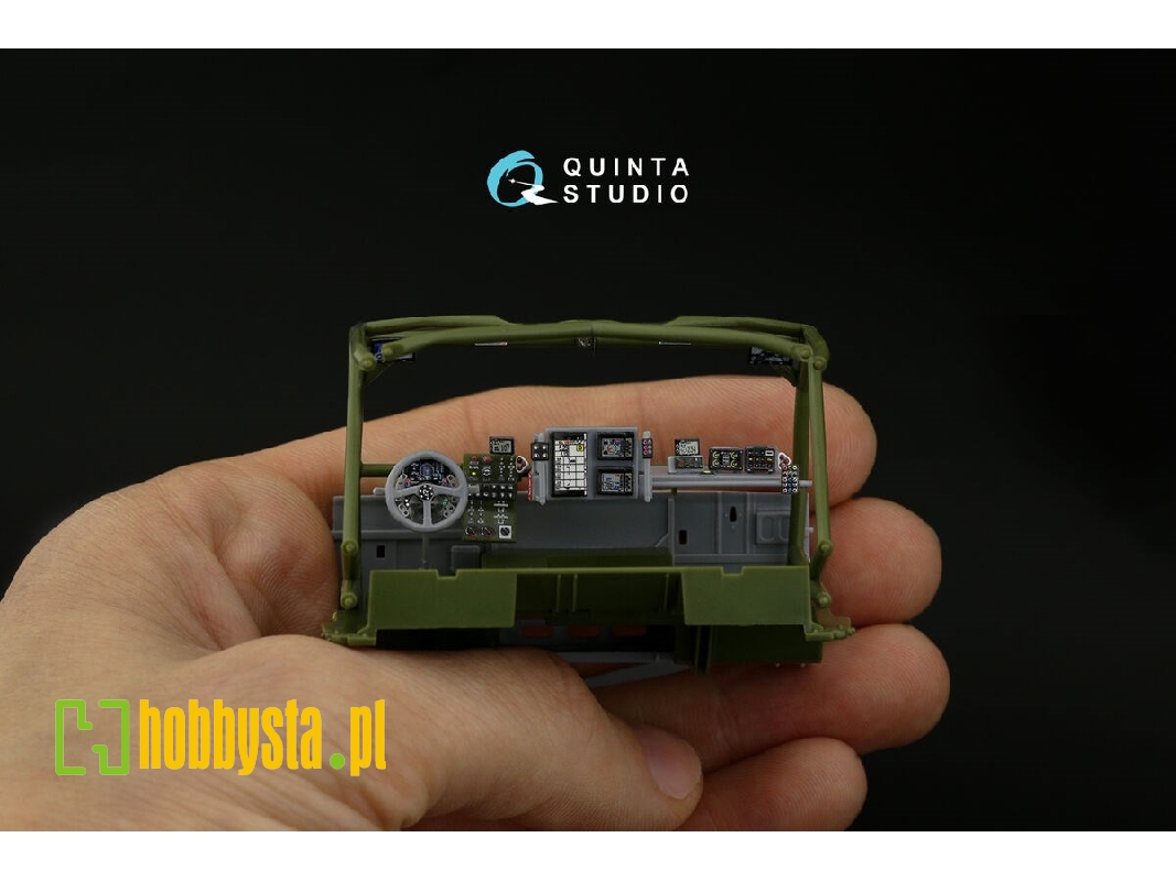 Kamaz-43509 - 3d-printed & Coloured Interior (For Zvezda Kits) - zdjęcie 1