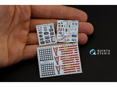 Kamaz-43509 - 3d-printed & Coloured Interior (For Zvezda Kits) - zdjęcie 3
