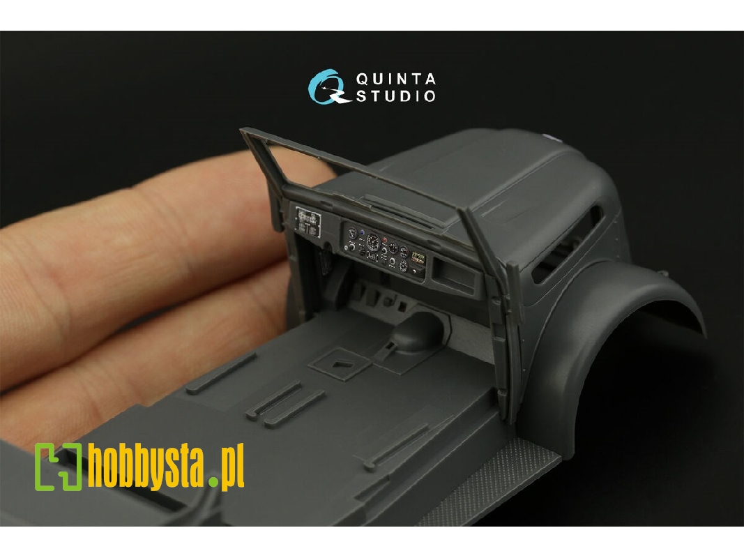 Steyr 1500 A - 3d-printed & Coloured Interior (For Tamiya Kits) - zdjęcie 1 Steyr 1500 A - 3d-printed & Coloured Interior (For Tamiya Kits) - zdjęcie 1