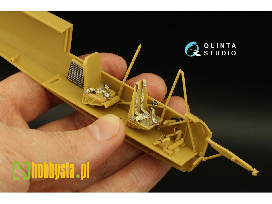 Fieseler Fi-156 C Storch - 3d-printed & Coloured Interior (For Hobby Boss / Tristar Kits) - zdjęcie 1