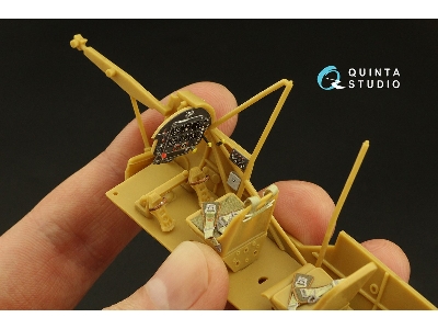 Fieseler Fi-156 C Storch - 3d-printed & Coloured Interior (For Hobby Boss / Tristar Kits) - zdjęcie 7