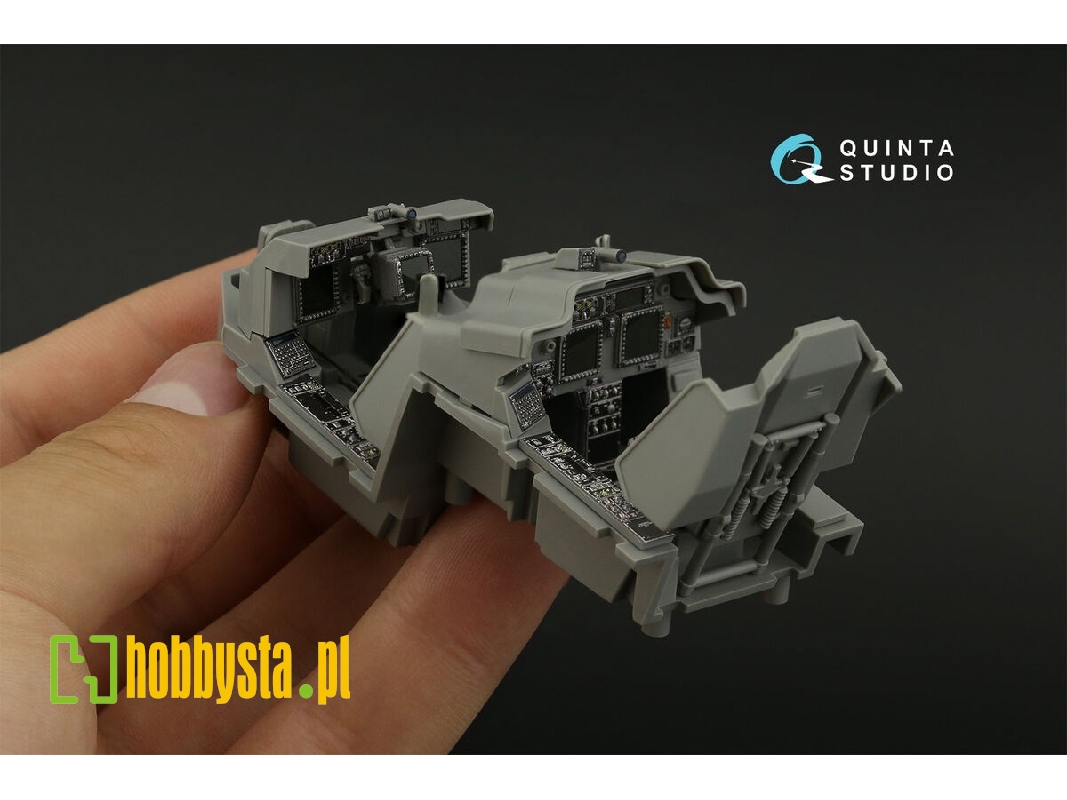 Boeing Ah-64 D/E Apache - 3d-printed & Coloured Interior (For Meng Kits) - zdjęcie 1 Boeing Ah-64 D/E Apache - 3d-printed & Coloured Interior (For Meng Kits) - zdjęcie 1