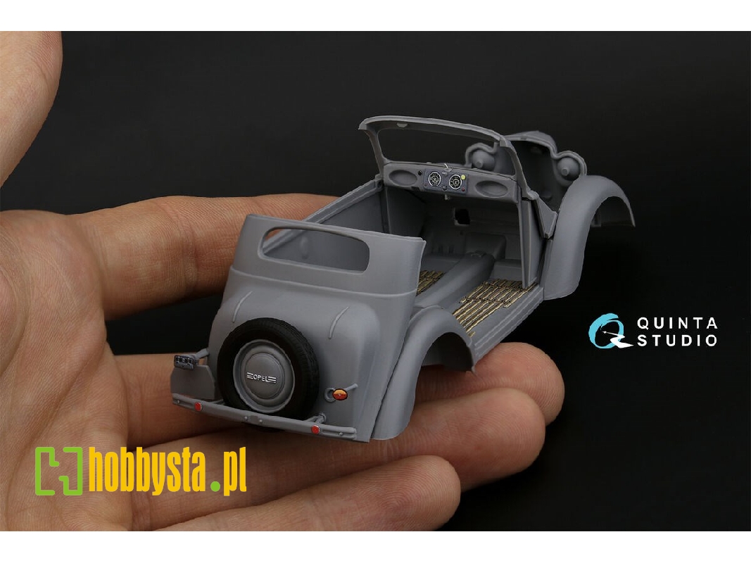 Opel Kadett K38 - 3d-printed & Coloured Interior (For Icm Kits) - zdjęcie 1 Opel Kadett K38 - 3d-printed & Coloured Interior (For Icm Kits) - zdjęcie 1