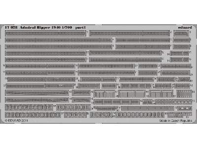  Admiral Hipper 1940 1/700 - Trumpeter - blaszki - zdjęcie 2