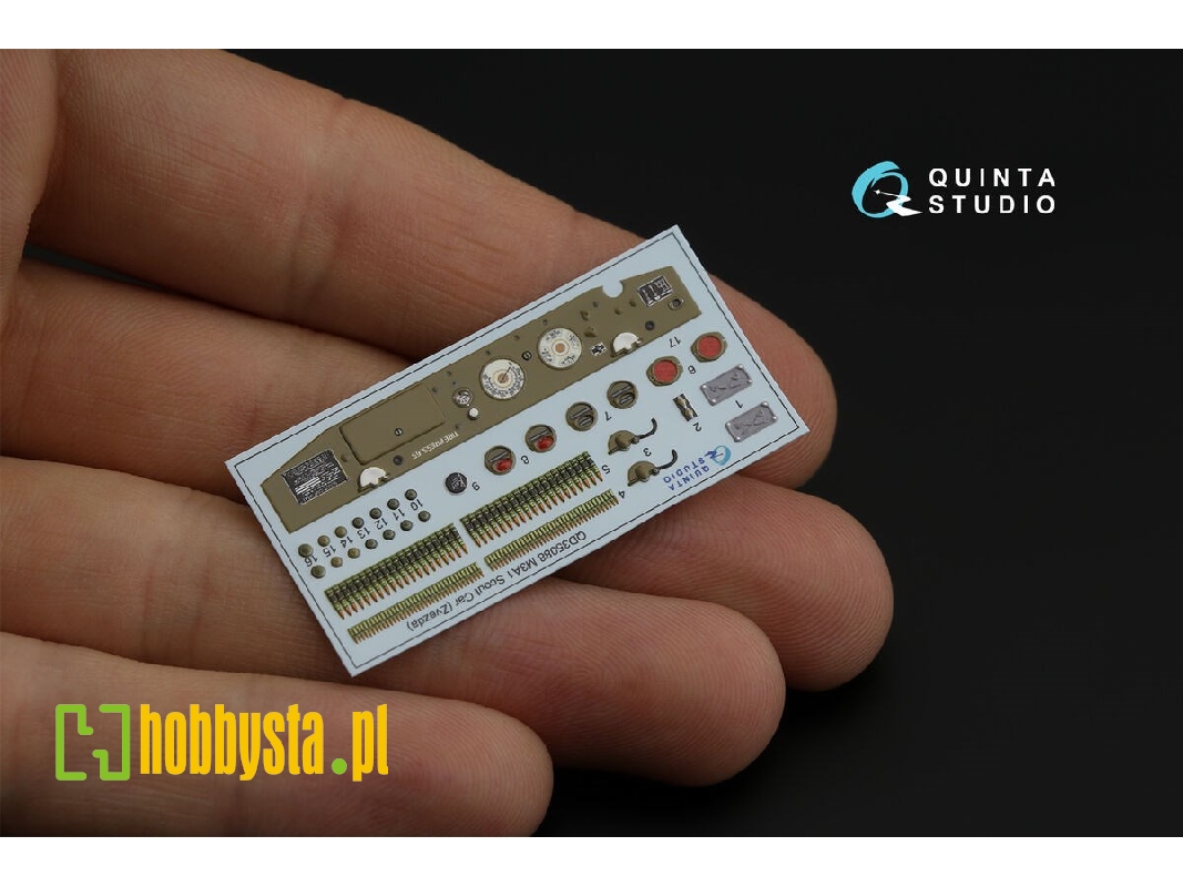 M3a1 Scout Car - 3d-printed & Coloured Interior (For Zvezda Kits) - zdjęcie 1 M3a1 Scout Car - 3d-printed & Coloured Interior (For Zvezda Kits) - zdjęcie 1