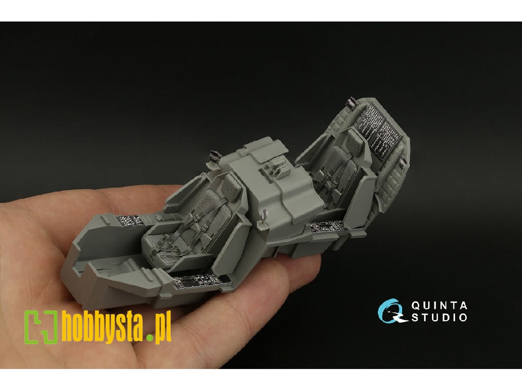 Boeing Ah-64 E Apache - 3d-printed & Coloured Interior (For Takom Kits) - zdjęcie 1 Boeing Ah-64 E Apache - 3d-printed & Coloured Interior (For Takom Kits) - zdjęcie 1