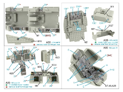 Boeing Ah-64 E Apache - 3d-printed & Coloured Interior (For Takom Kits) - zdjęcie 13