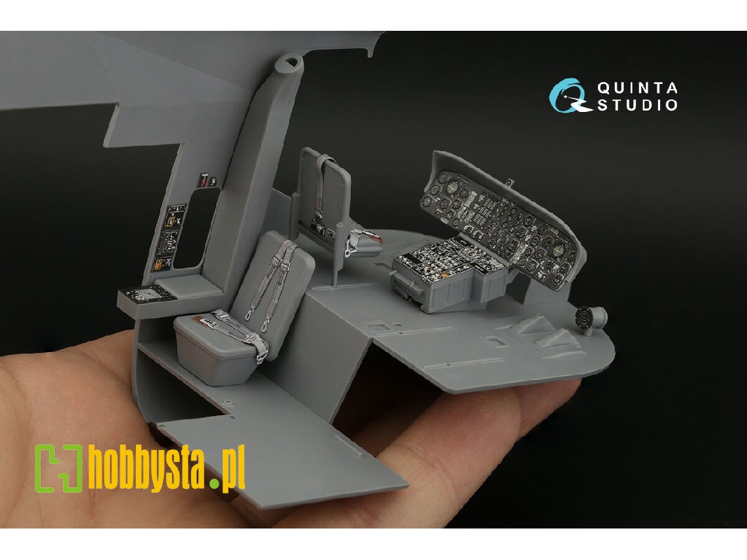 Sikorsky Ch-54 A Tarhe - 3d-printed & Coloured Interior (For Icm Kits) - zdjęcie 1 Sikorsky Ch-54 A Tarhe - 3d-printed & Coloured Interior (For Icm Kits) - zdjęcie 1