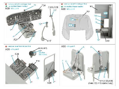Sikorsky Ch-54 A Tarhe - 3d-printed & Coloured Interior (For Icm Kits) - zdjęcie 12