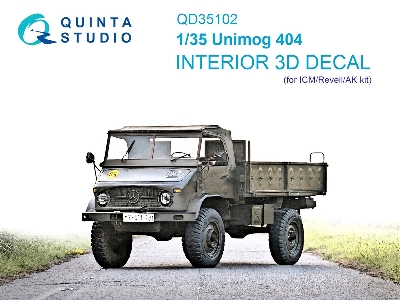 Unimog 404 - 3d-printed & Coloured Interior (For Icm / Revell And Ak Kits) - zdjęcie 2