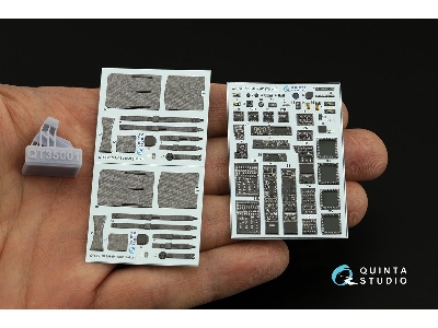 Boeing Ah-64 D Apache - Interior 3d Decal With 3d-printed Resin Parts (For Takom Kits) - zdjęcie 3