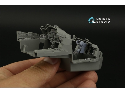 Boeing Ah-64 D Apache - Interior 3d Decal With 3d-printed Resin Parts (For Takom Kits) - zdjęcie 7