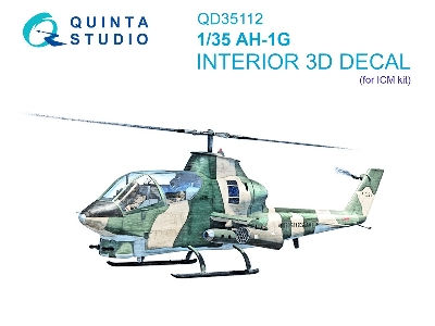 Bell Ah-1 G Cobra - 3d-printed & Coloured Interior (For Icm Kits) - zdjęcie 2