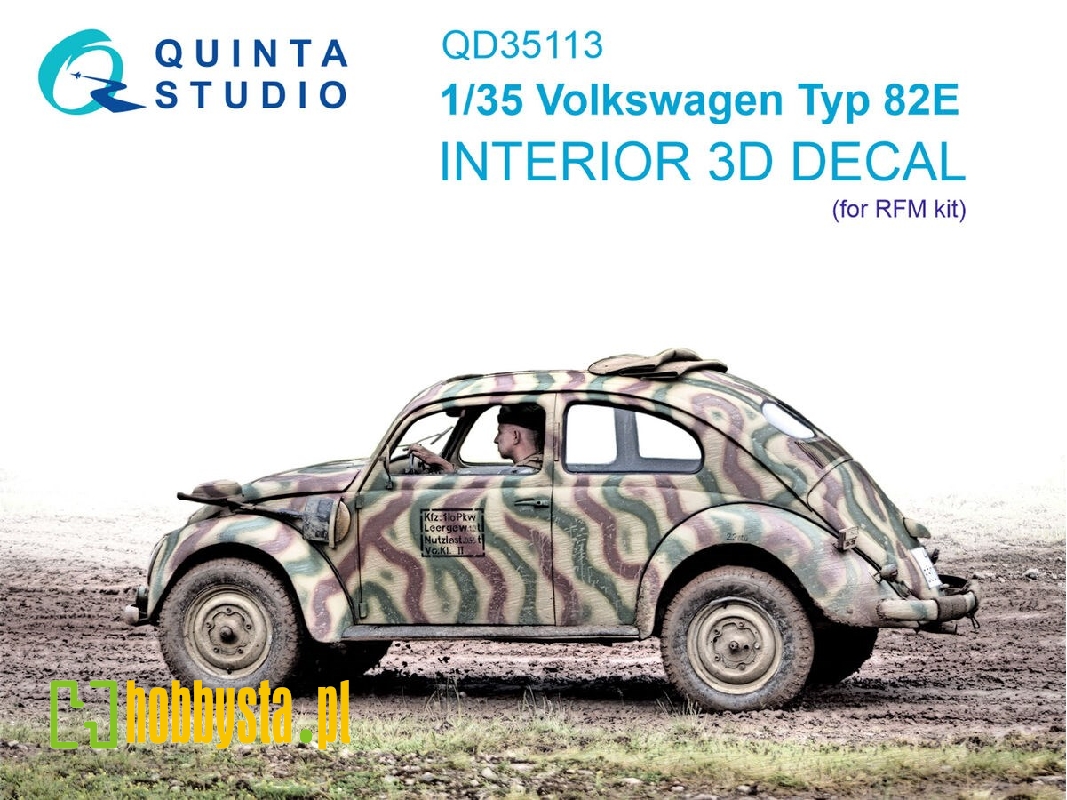 Volkswagen Typ 82e - 3d-printed & Coloured Interior (For Rfm Kits) - zdjęcie 1 Volkswagen Typ 82e - 3d-printed & Coloured Interior (For Rfm Kits) - zdjęcie 1