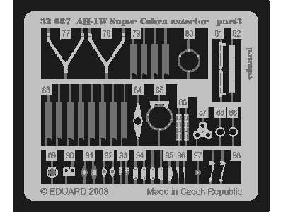  AH-1W exterior 1/35 - Academy Minicraft - blaszki - zdjęcie 4