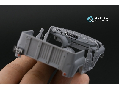 Uaz-469 - 3d-printed & Coloured Interior (For Zvezda Kits) - zdjęcie 11