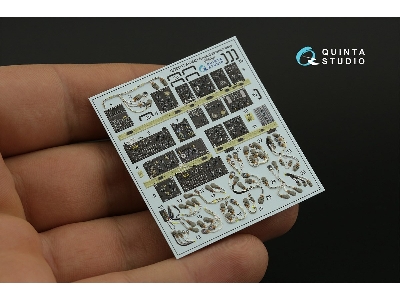 Boeing Ah-64 D Efab (Extended Forward Avionics Bays) - Interior 3d Decal (For Meng Kits) - zdjęcie 3