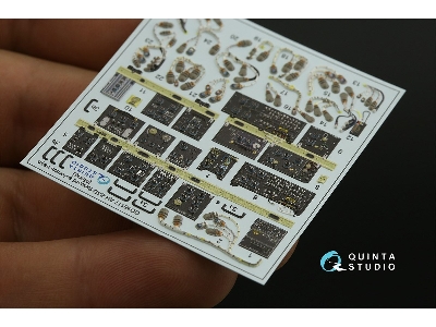 Boeing Ah-64 D Efab (Extended Forward Avionics Bays) - Interior 3d Decal (For Meng Kits) - zdjęcie 7