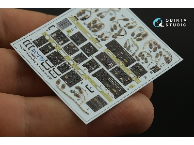 Boeing Ah-64 D/E Efab (Extended Forward Avionics Bays) - Interior 3d Decal (For Takom Kits) - zdjęcie 7