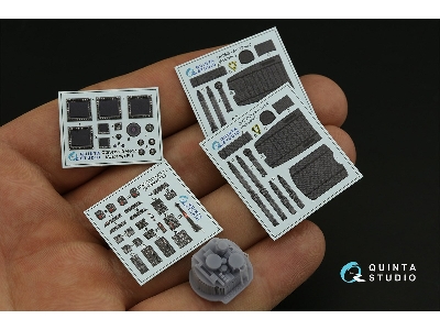 Bell Ah-1 Z - Interior 3d Decal With 3d-printed Resin Parts (For Academy Kits) - zdjęcie 3