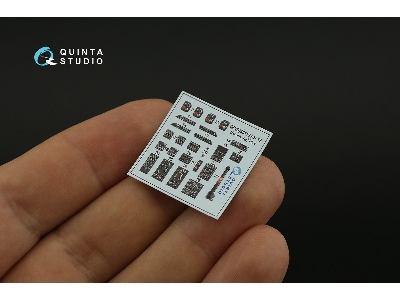 Bell Ah-1 Z - Interior 3d Decal With 3d-printed Resin Parts (For Academy Kits) - zdjęcie 6